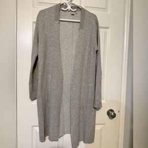 Grey Full Length Cardigan, Women’s Size M